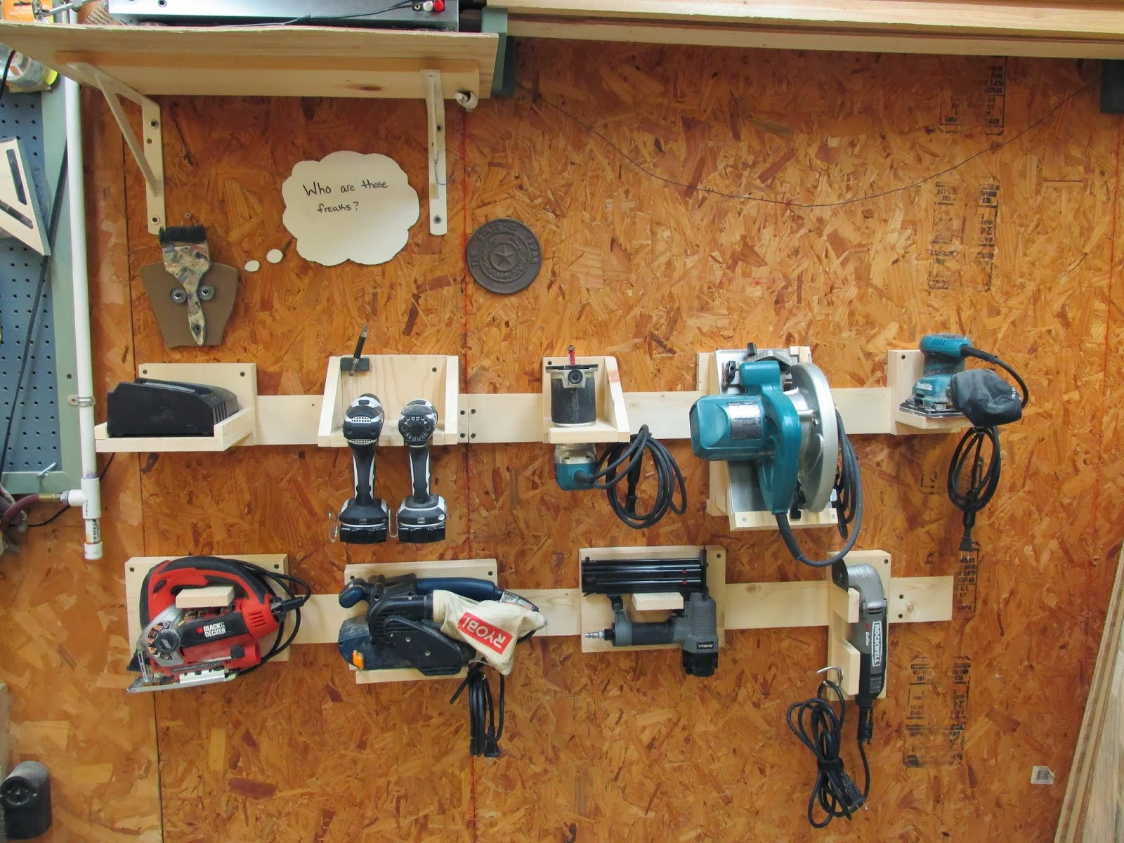 Tool Organizer DIY
 Wilker Do s DIY Power Tool Storage System