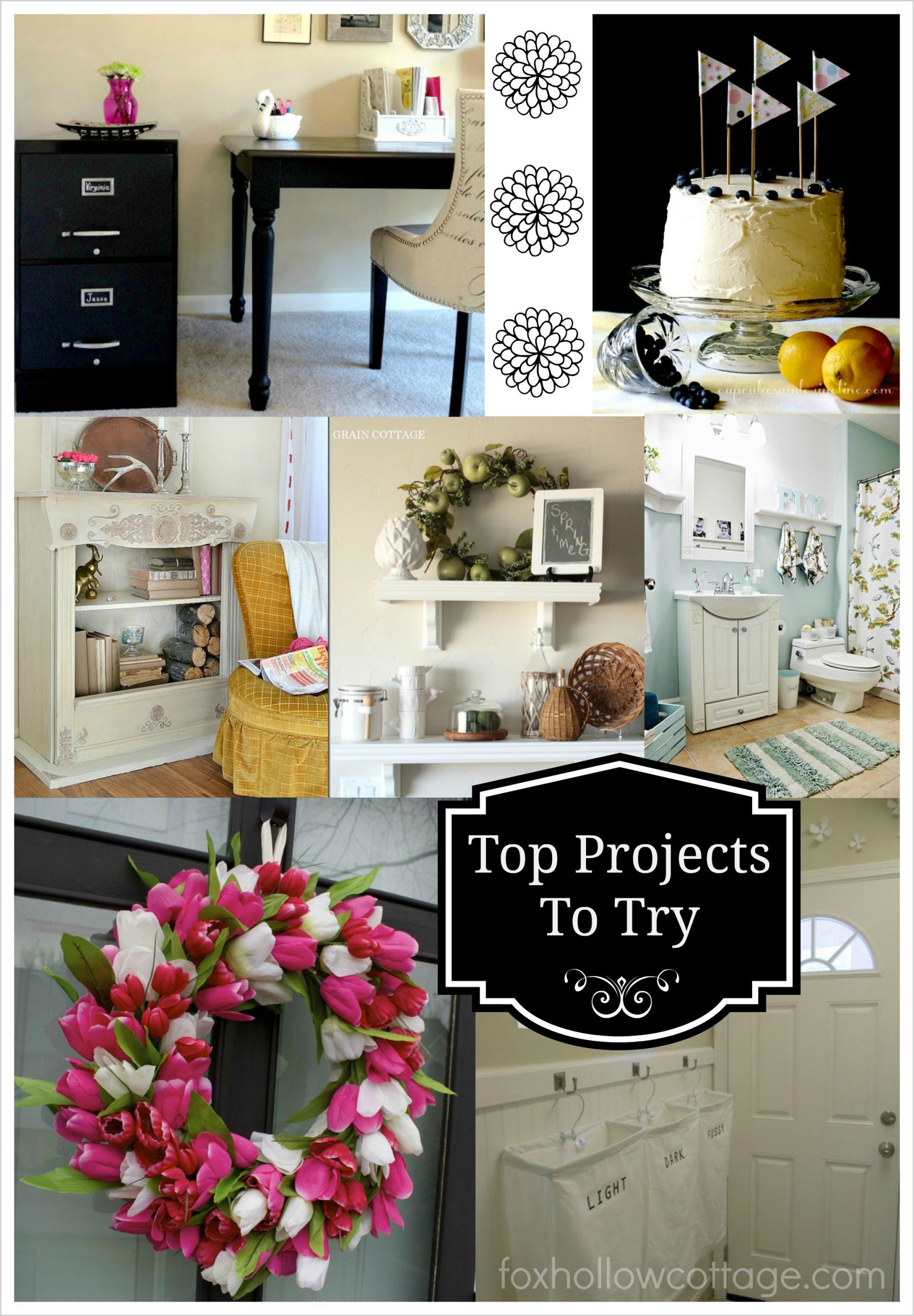 Top DIY Home Decor Blogs
 Power Pinterest Link Party and Friday Fav Features 
