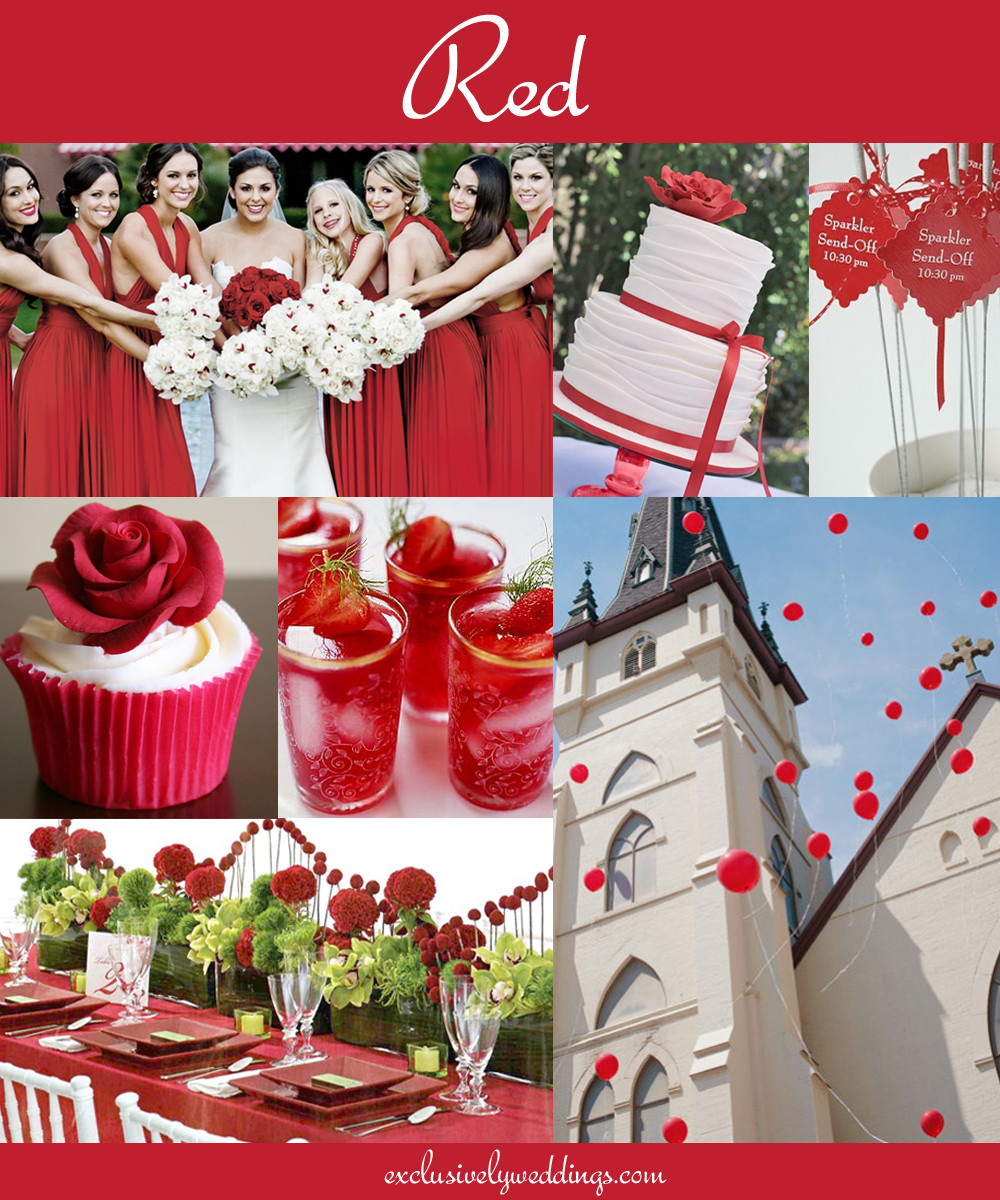 Top Wedding Colors
 The 10 All Time Most Popular Wedding Colors