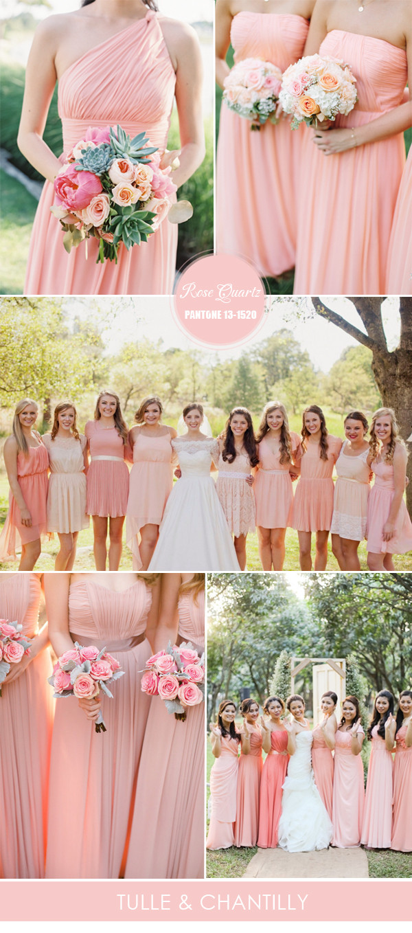 Top Wedding Colors
 Top 10 Pantone Colors for Spring Summer Bridesmaid Dresses
