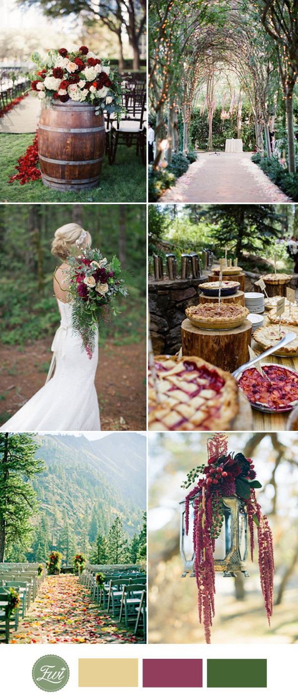 Top Wedding Colors
 Top 10 Fall Wedding Color Ideas For 2017 Trends