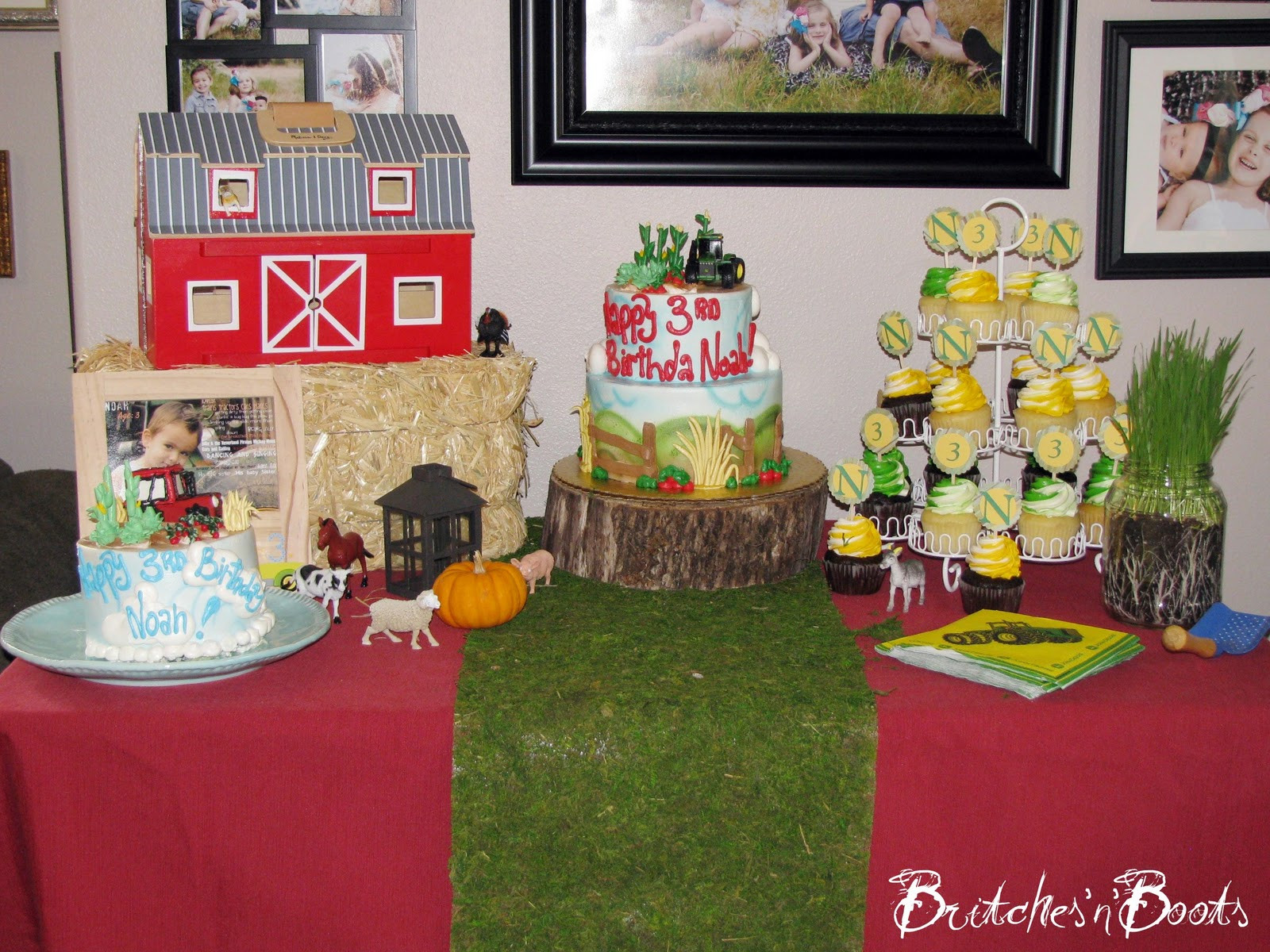 Tractor Birthday Party
 Britches and Boots A Place I Call Home Tractor themed