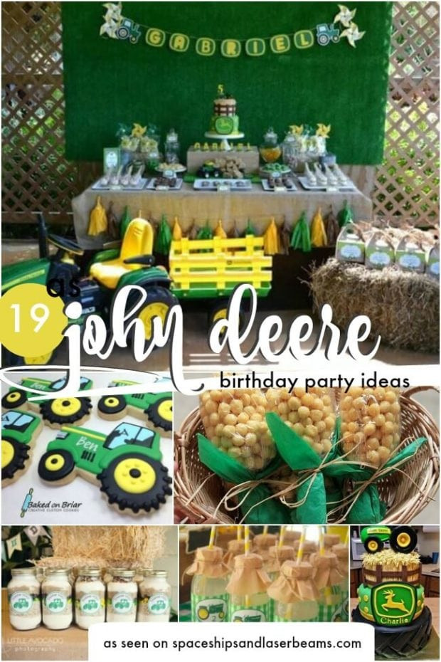 Tractor Birthday Party
 19 John Deere Tractor Party Ideas Spaceships and Laser Beams