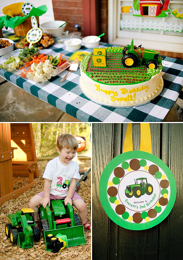Tractor Birthday Party
 tractor birthday party theme