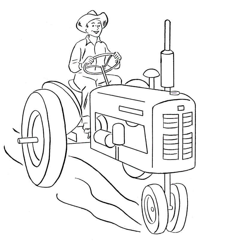 Tractor Coloring Pages For Kids
 Free Printable Tractor Coloring Pages For Kids