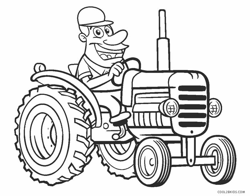 Tractor Coloring Pages For Kids
 Free Printable Tractor Coloring Pages For Kids