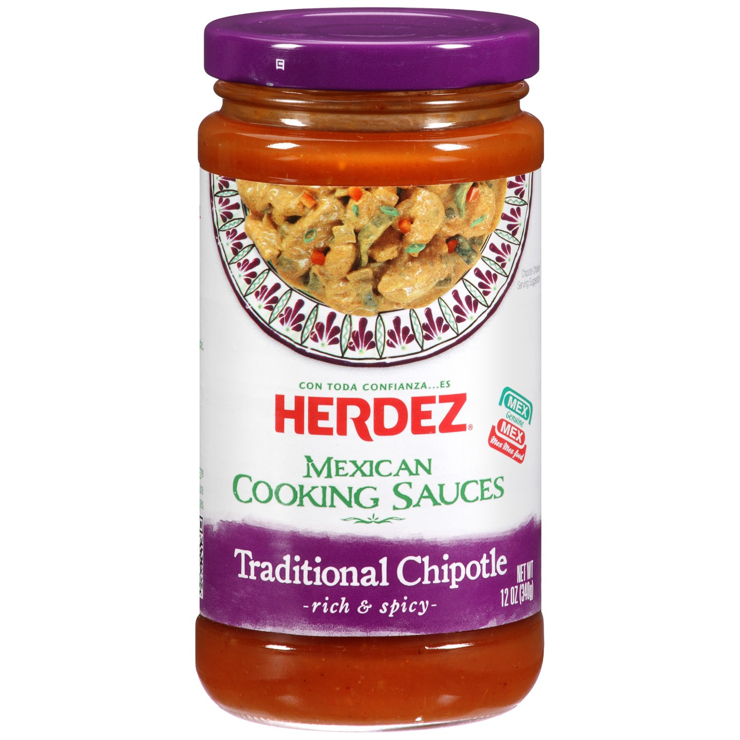 Traditional Mexican Sauces
 Herdez Mexican Cooking Sauces Traditional Chipotle 12 Oz