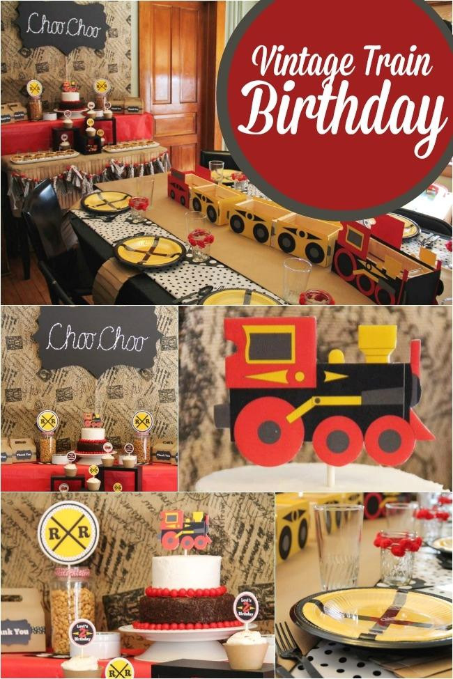 Train Birthday Party Food Ideas
 A Choo Choo Train Themed Boy s 2nd Birthday Party