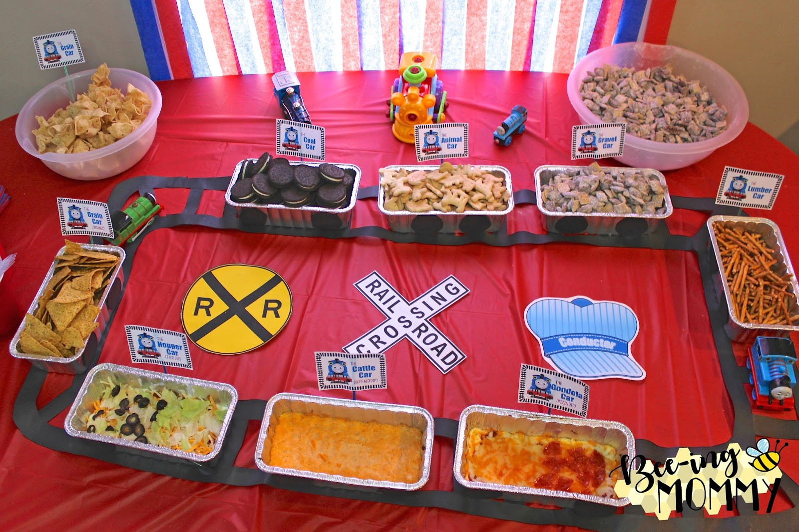 Train Birthday Party Food Ideas
 Bee ing Mommy Blog Thomas the Train Birthday Party