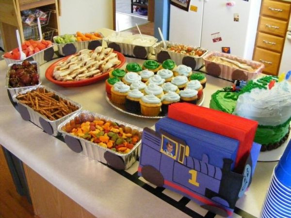 Train Birthday Party Food Ideas
 Thomas the train birthday party Another great loaf pan