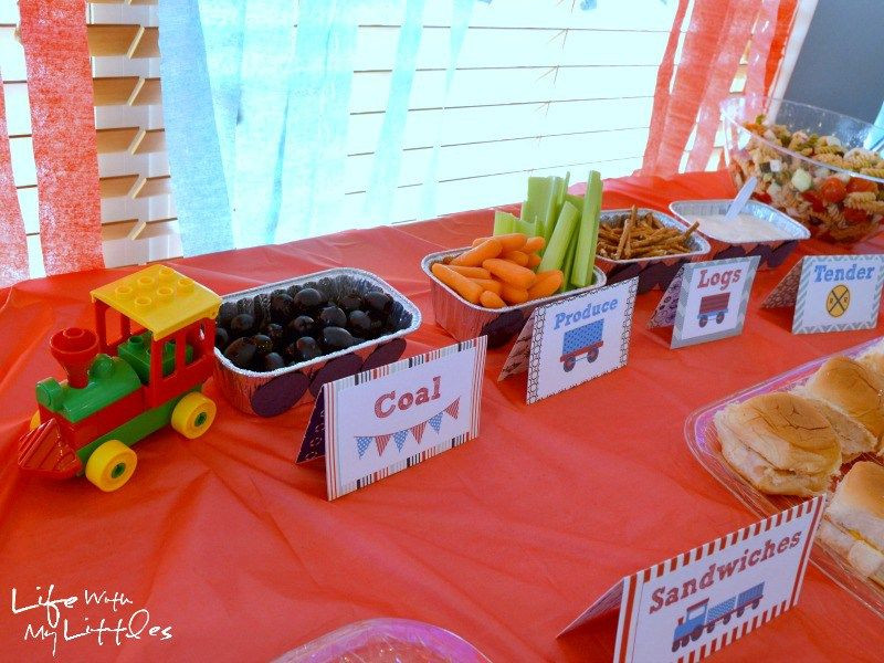 Train Birthday Party Food Ideas
 Little J s Train Birthday Party