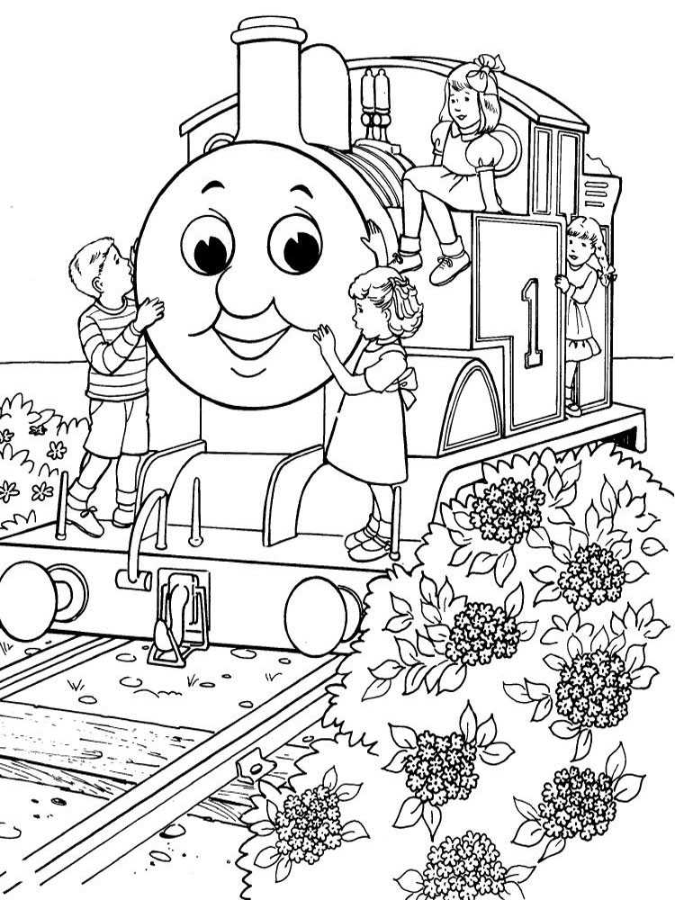 Train Coloring Pages For Boys
 Thomas and Friends coloring pages Download and print