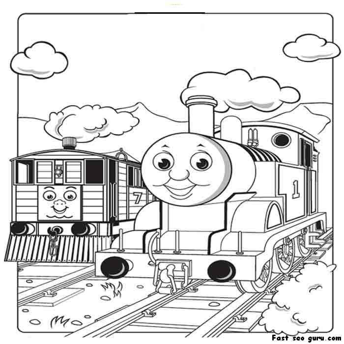 Train Coloring Pages For Boys
 thomas the train coloring pages printable for girls and boys