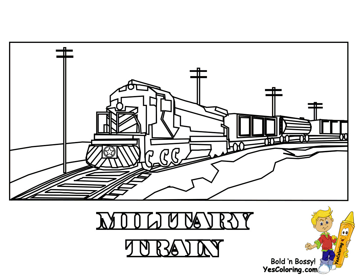 Train Coloring Pages For Boys
 YesColoring Coloring Pages Free Safe