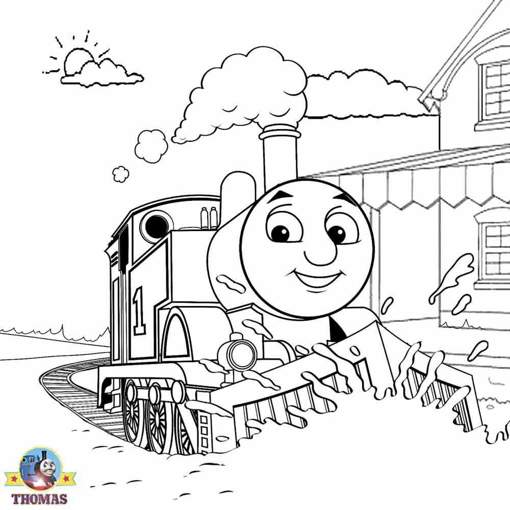 Train Coloring Pages For Kids
 Train Thomas the tank engine Friends free online games and