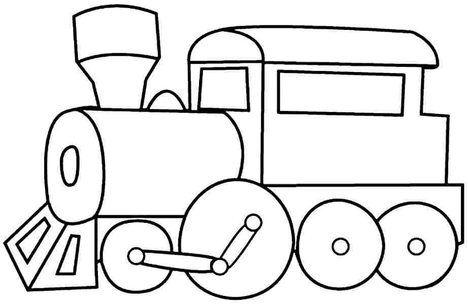 Train Coloring Pages For Toddlers
 printable free colouring pages Transportation train for