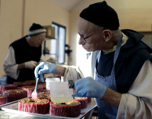 Trappist Monks Fruitcake
 Fruitcake monks of Assumption Abbey who BAKE instead of