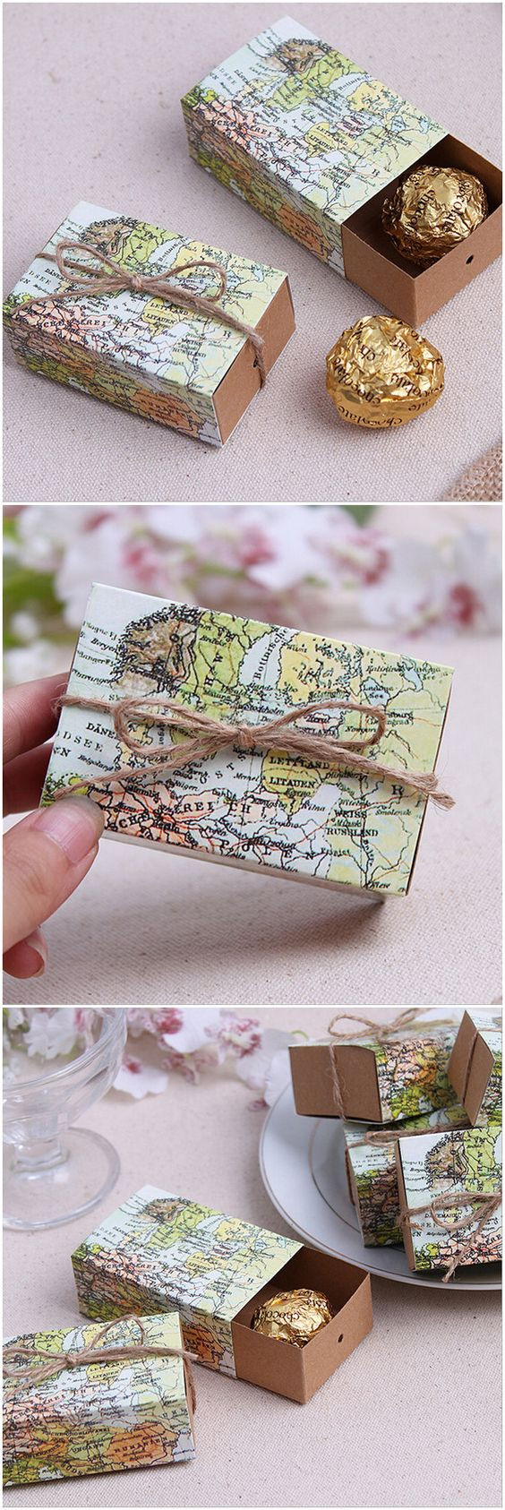 Travel Themed Wedding Favors
 20 Travel Map Themed DIY Projects 2018