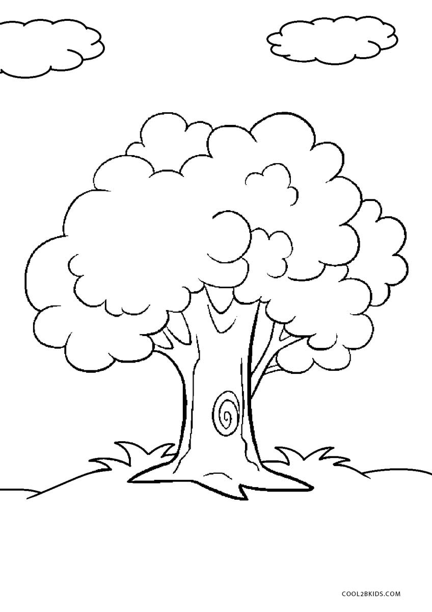 25 Best Tree Coloring Pages for Kids - Home, Family, Style and Art Ideas