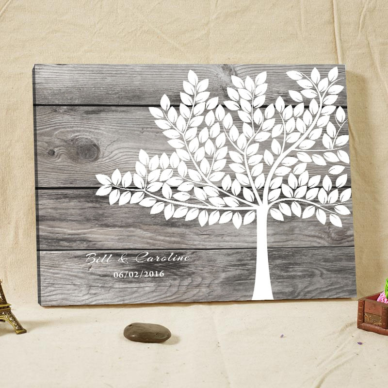Tree Guest Book Wedding
 Aliexpress Buy Personalized Wedding Guest Book Frame