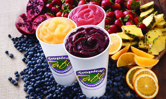 Tropical Smoothie Cafe Smoothies
 Smoothies and Cafe Food Tropical Smoothie Cafe