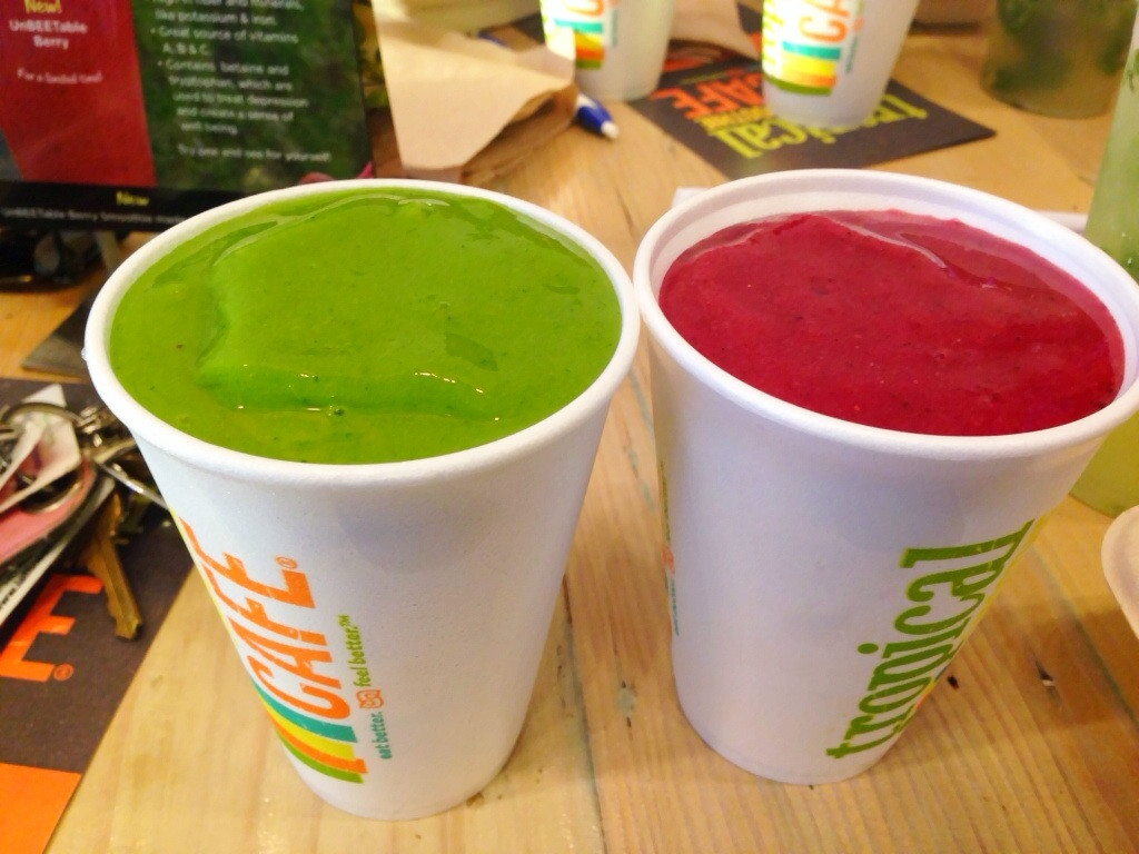 Tropical Smoothie Cafe Smoothies
 Tropical Smoothie Cafe Review and Giveaway A Taste of