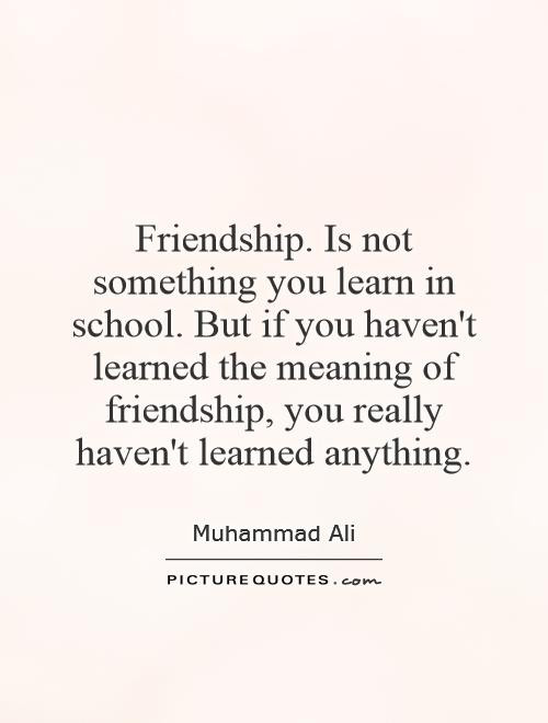 True Meaning Of Friendship Quotes
 True Meaning Friendship Quotes QuotesGram