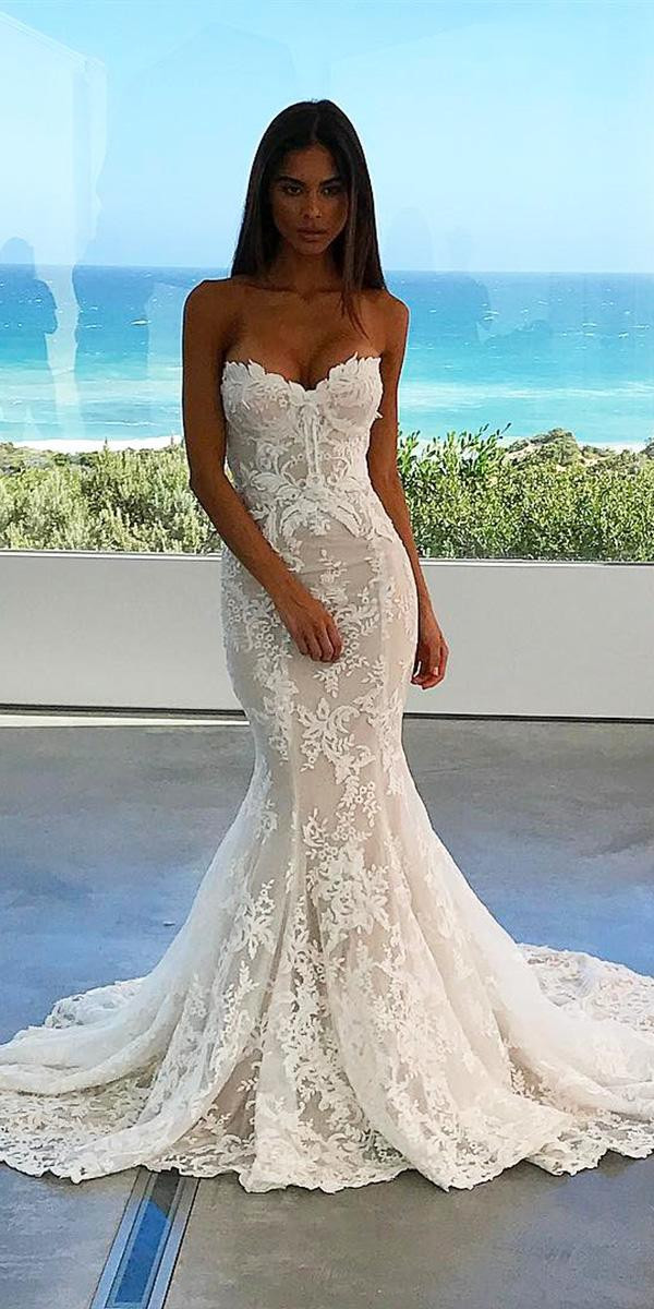 Trumpet Wedding Gowns
 24 Trumpet Wedding Dresses That Are Fancy & Romantic