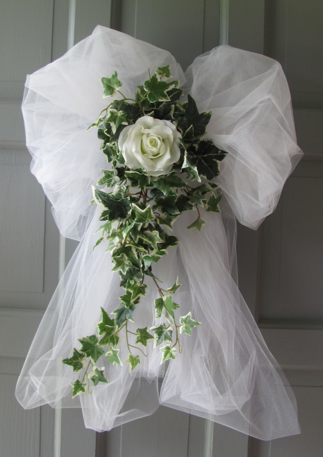 Tulle Wedding Decorations
 Wedding Decorations Rose Ivy Tulle Bows by