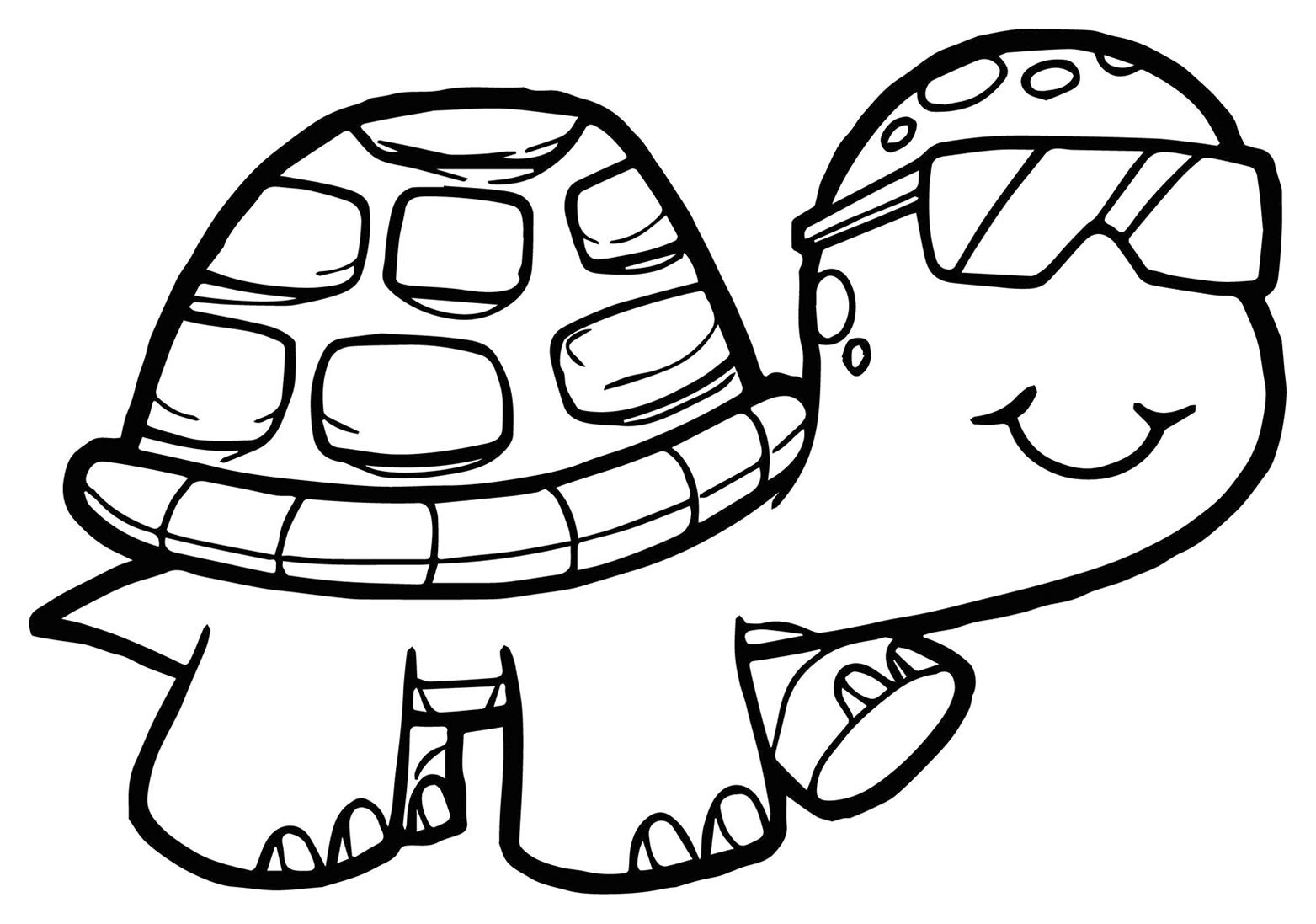 Turtle Coloring Pages For Kids
 Turtles to print for free Turtles Kids Coloring Pages