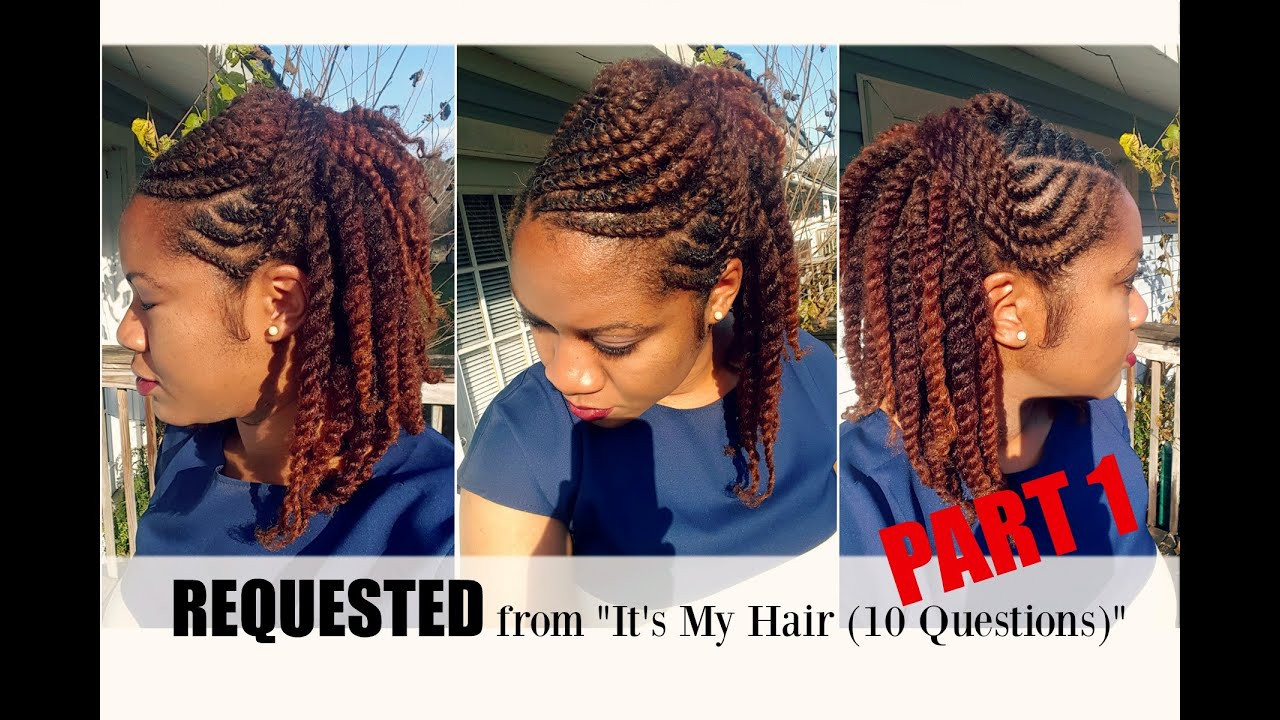 Twist Hairstyle For Natural Hair
 Flat Twist Hairstyles on Natural Hair Part 1