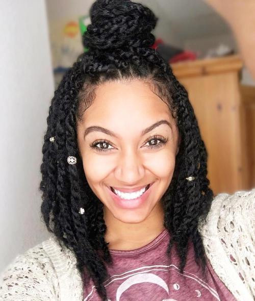 Twist Hairstyles On Natural Hair
 40 Twist Hairstyles for Natural Hair 2017