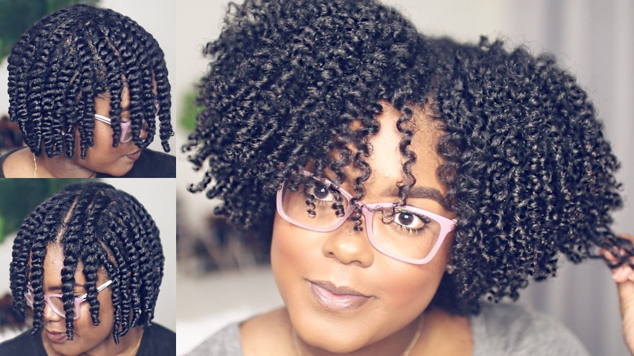 Twist Hairstyles On Natural Hair
 How To