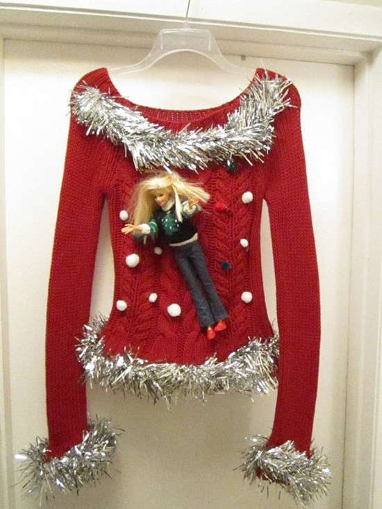 Ugly Christmas Sweaters DIY Ideas
 EYE CATCHING ATTRACTIVE HANDMADE UGLY SWEATER IDEAS FOR