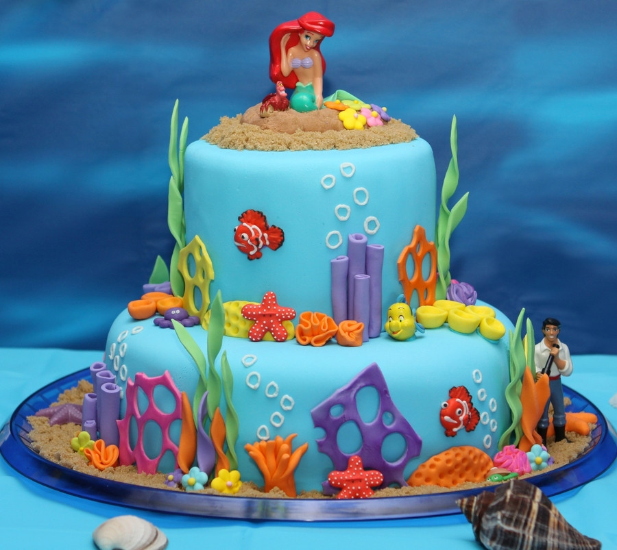 Under The Sea Birthday Cake
 Under The Sea ariel Birthday Cake CakeCentral