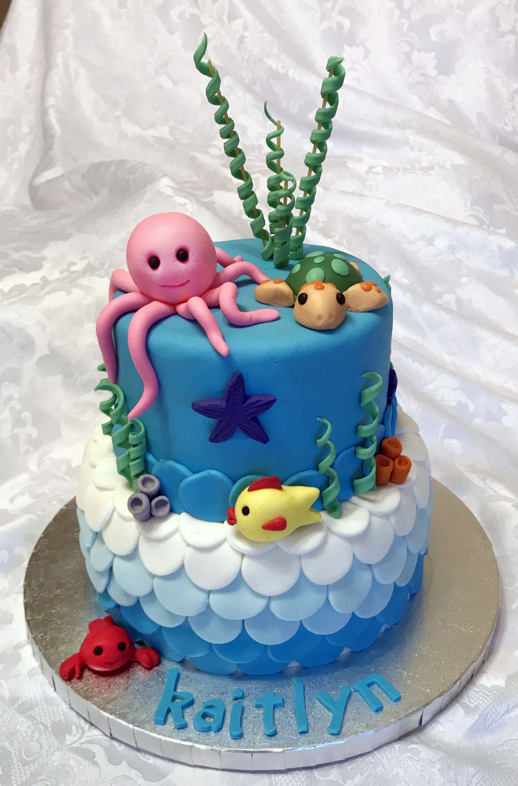 Under The Sea Birthday Cake
 Cake Story Kay Cake Designs