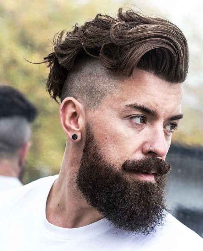 Undercut Hairstyle With Beard
 Men s Hairstyles 2017 Disconnected Undercut Hairstyles