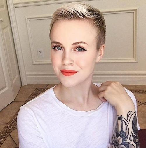 Undercut Pixie Hairstyle
 Top Pixie Haircuts 2017 2018 Goostyles