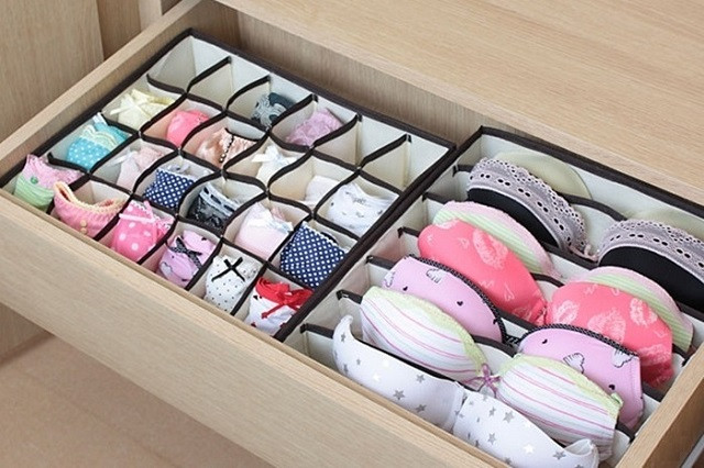 Underwear Organizer DIY
 Creative Storage Boxes for Underwear and Socks AllDayChic