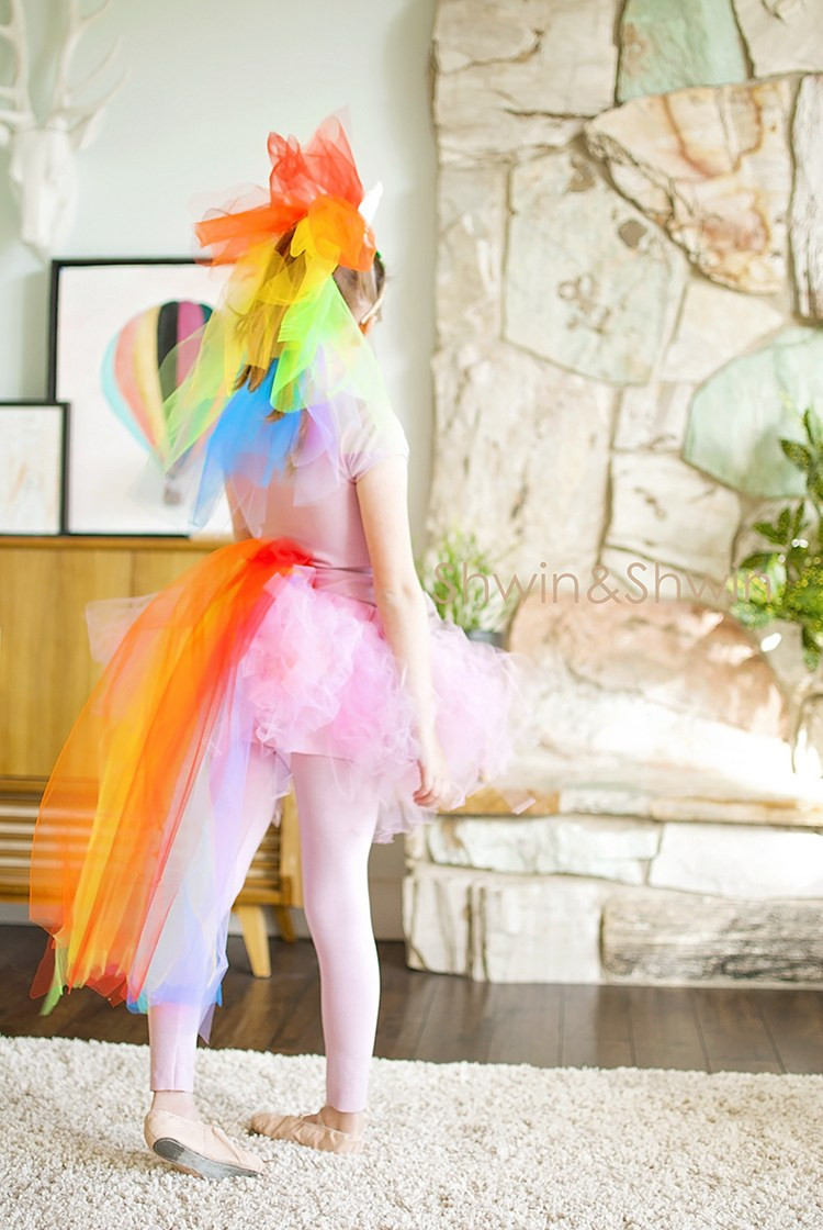 Unicorn DIY Costume
 DIY Rainbow Unicorn Costume Shwin and Shwin