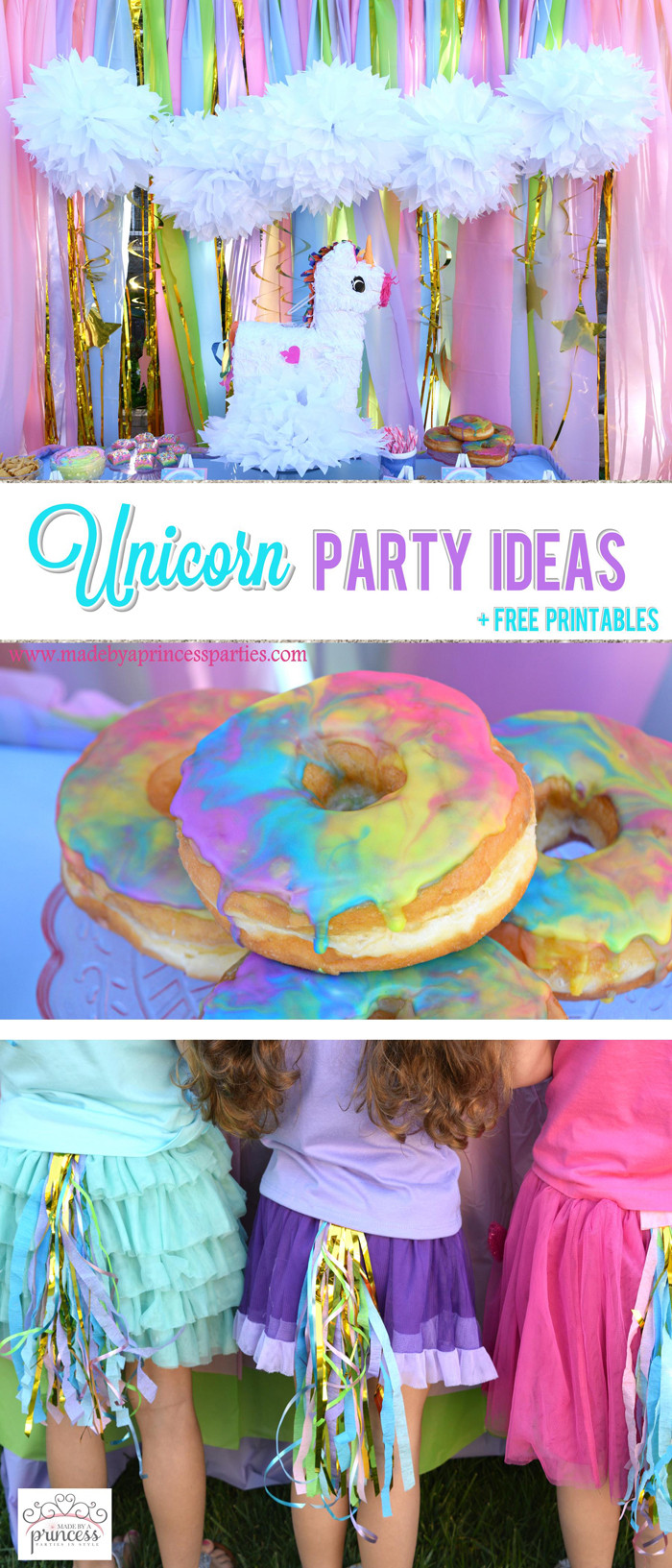Unicorn Food Party Favor Ideas
 Unicorn Party Ideas Free Printables