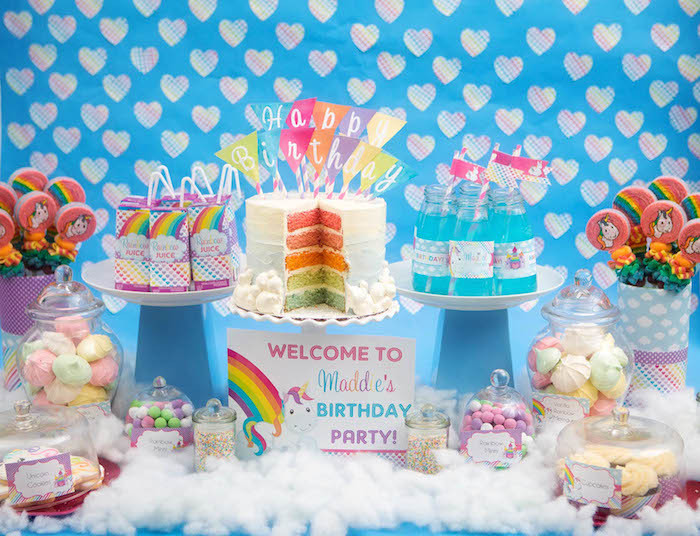 Unicorn Food Party Favor Ideas
 Kara s Party Ideas Rainbow Unicorn Themed Birthday Party