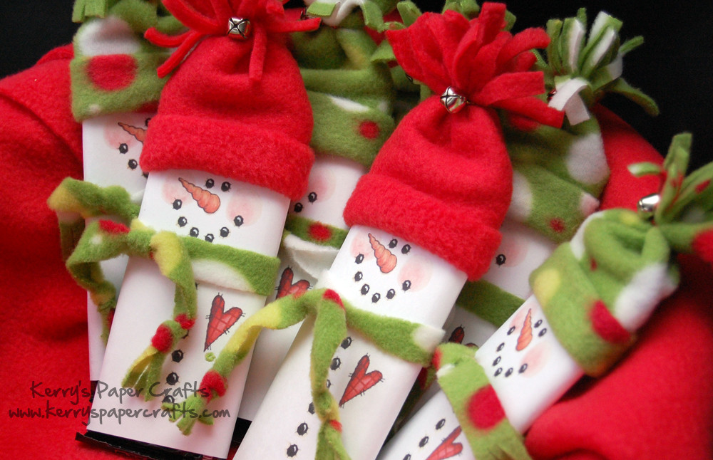 Unique Christmas Crafts
 unique crafts for christmas snowmen hershey bar wrappers