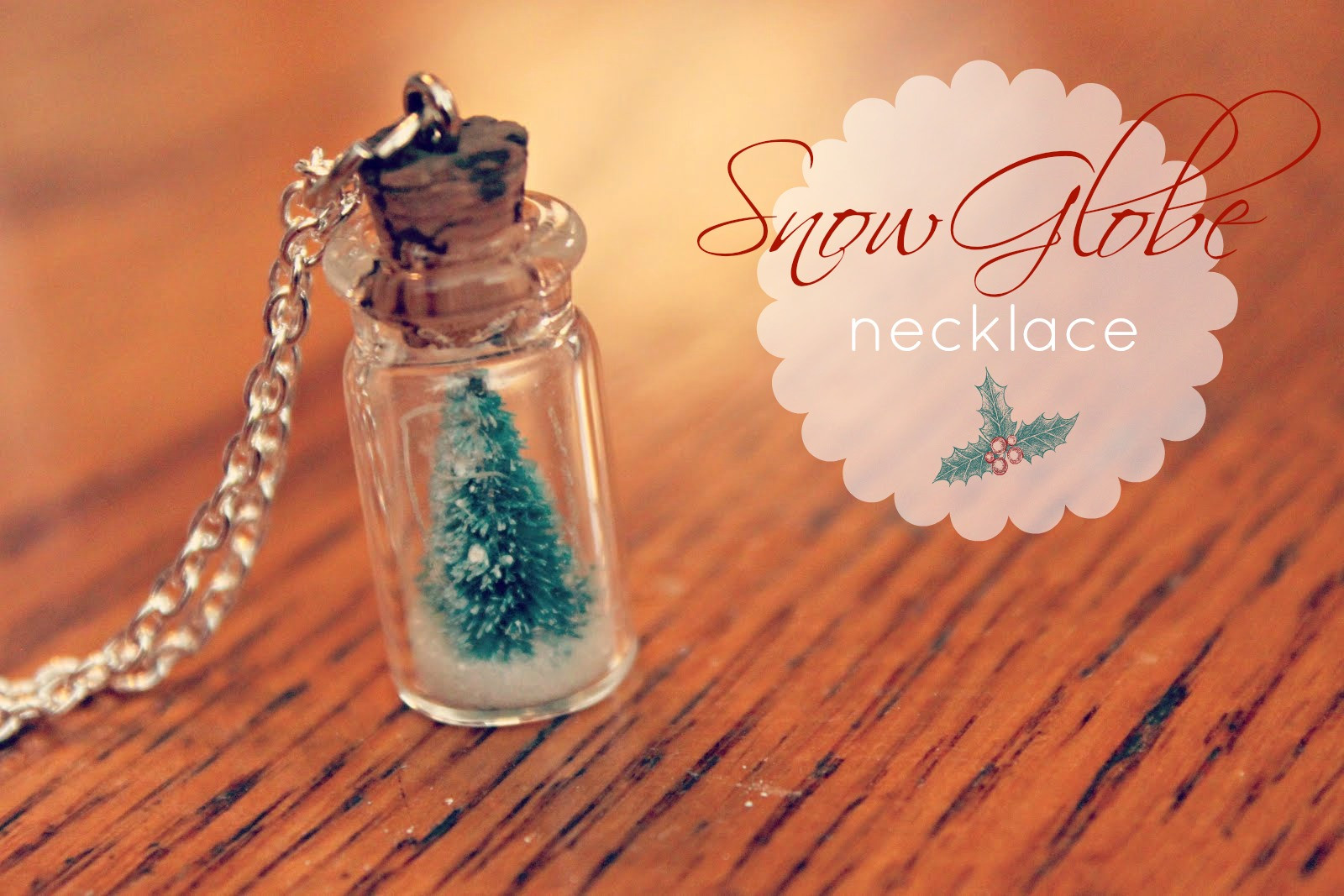 Unique Christmas Crafts
 DIY Snow Globe Necklace The 36th AVENUE