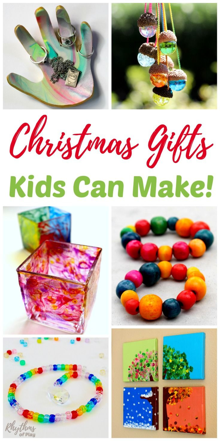 Unique Christmas Gifts For Kids
 Homemade Gifts Kids Can Make for Parents and Grandparents