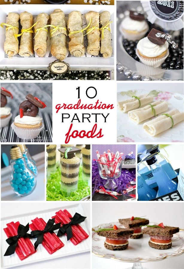 Unique Food Ideas For Graduation Party
 graduation inspiration collage • The Celebration Shoppe