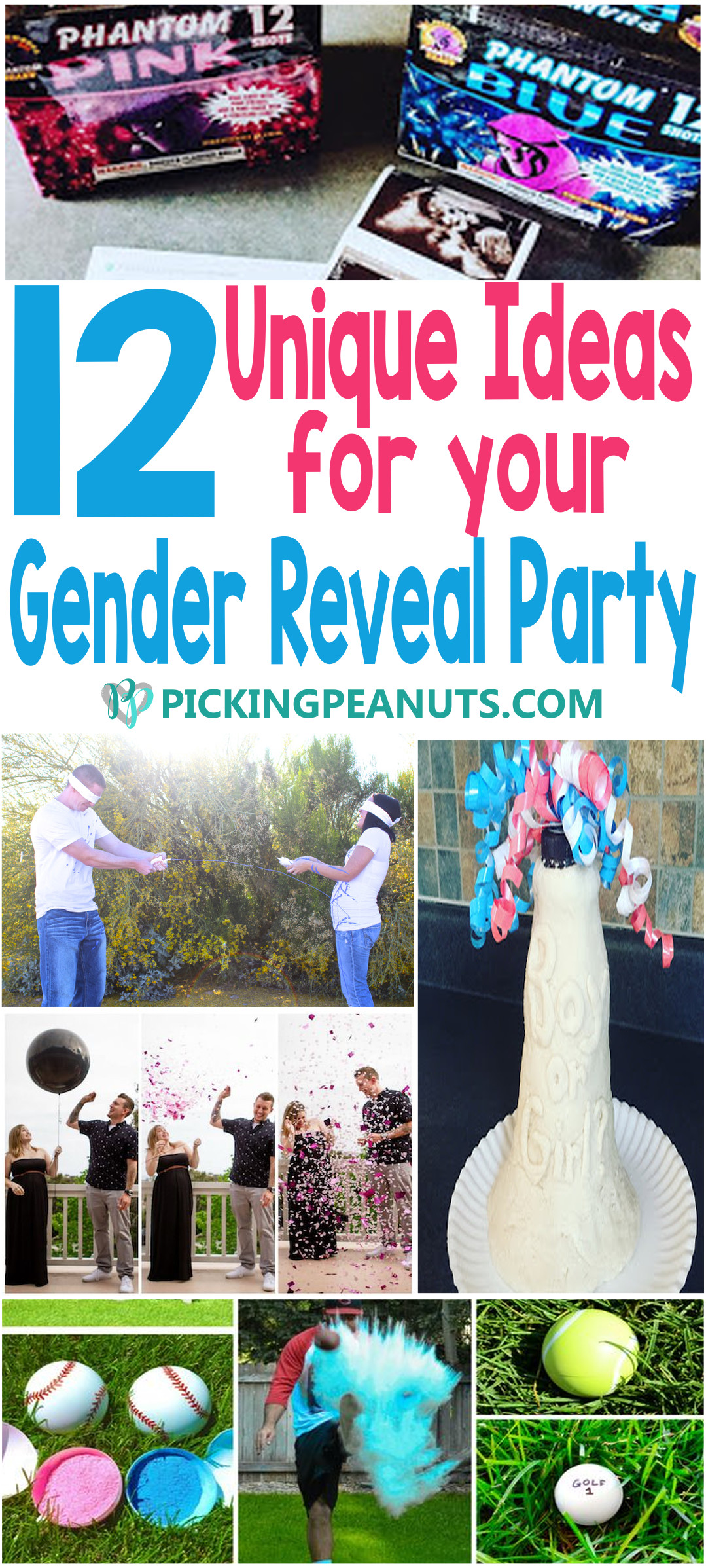 Unique Gender Reveal Party Ideas
 12 Unique Gender Reveal Party Ideas PickingPeanuts