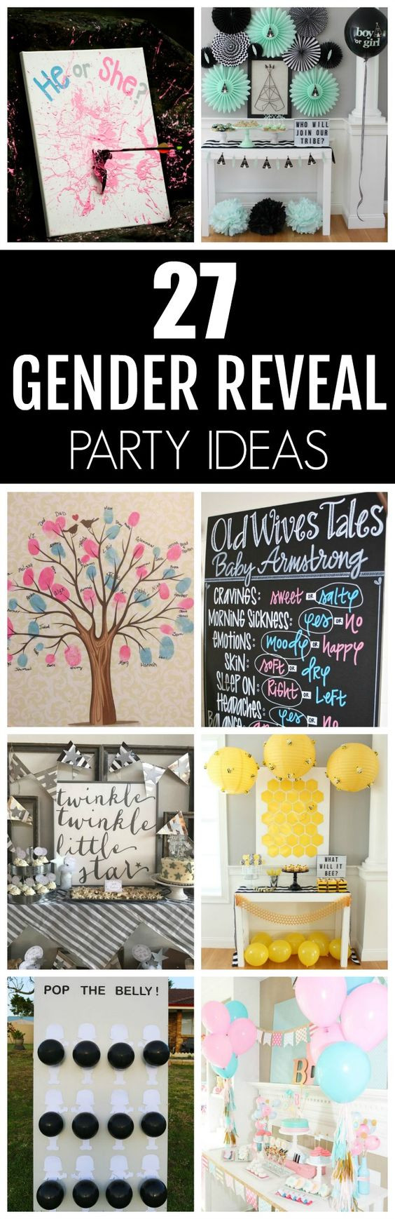 Unique Gender Reveal Party Ideas
 27 Creative Gender Reveal Party Ideas Pretty My Party