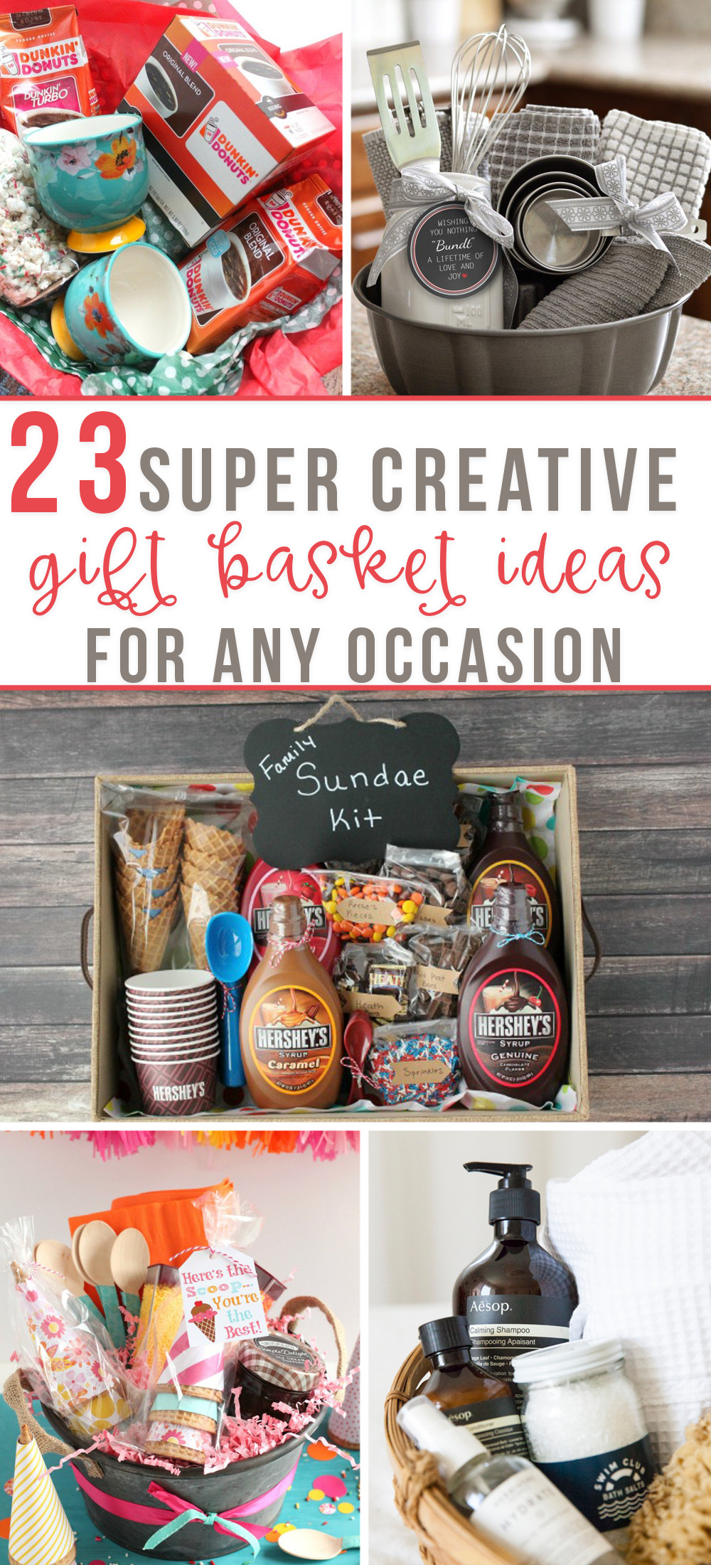 Unique Gift Baskets Ideas
 23 Creative Gift Baskets for Any Occasion