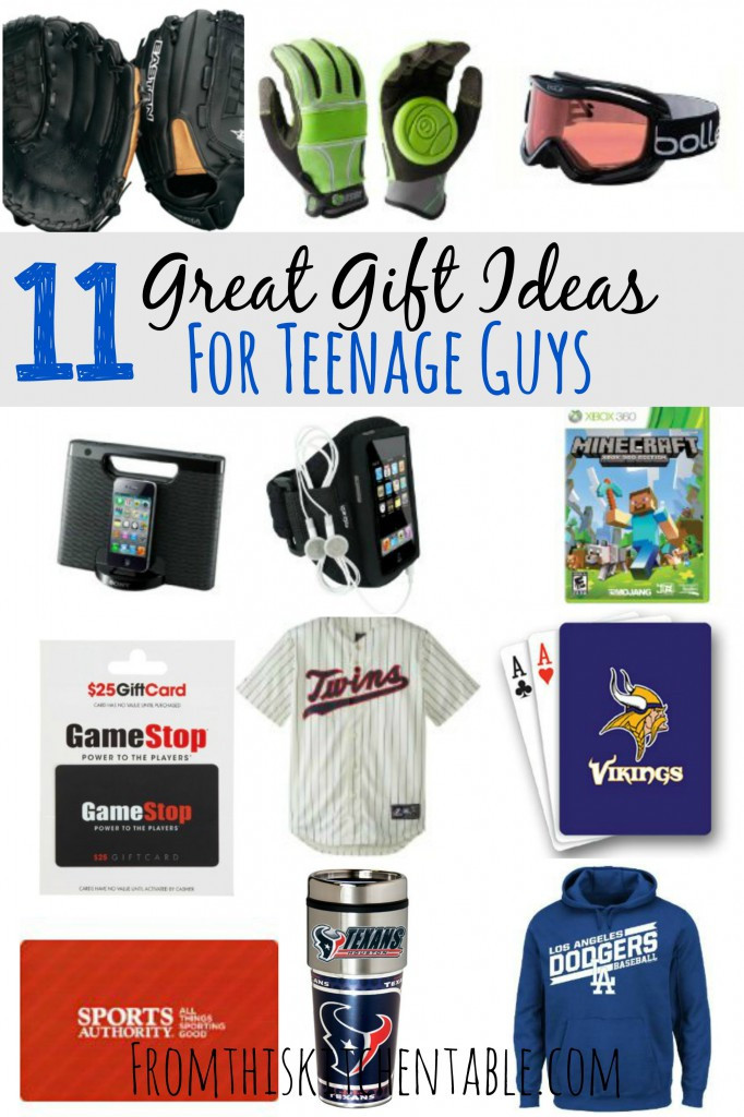 Unique Gift Ideas For Boys
 Gift Ideas for Teenage Boys From This Kitchen Table
